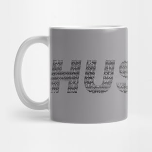 Hustle quotes minimalistc Mug